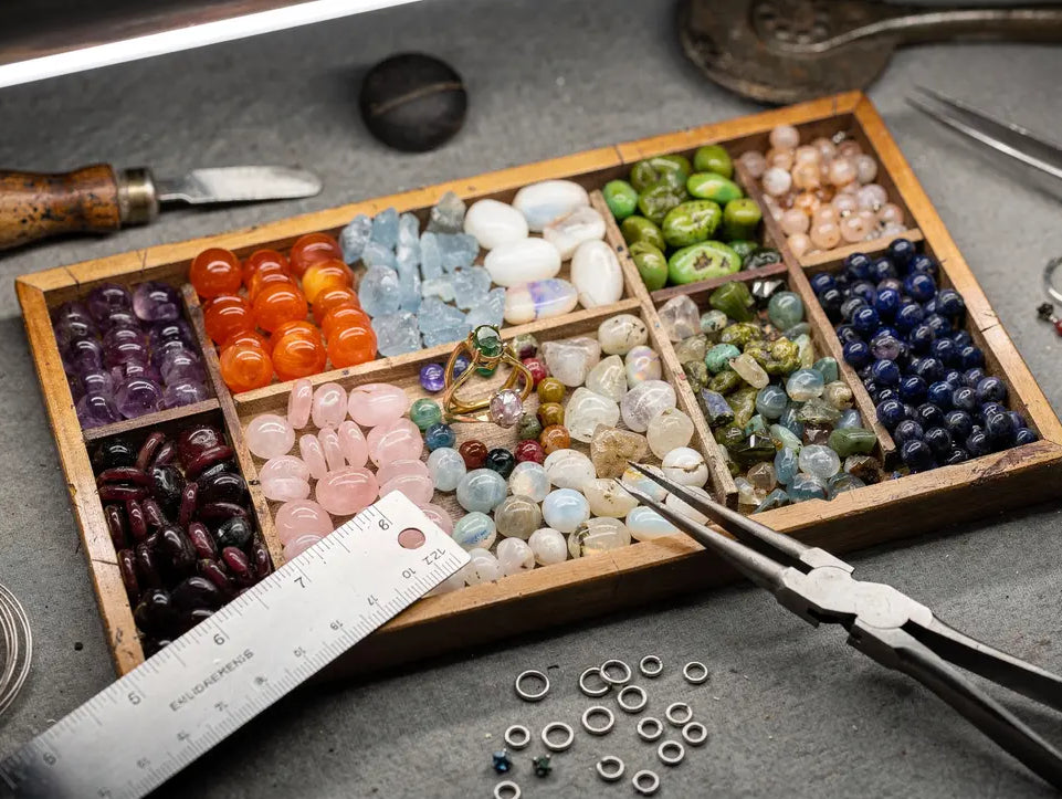 Colored Gemstone Engagement Rings