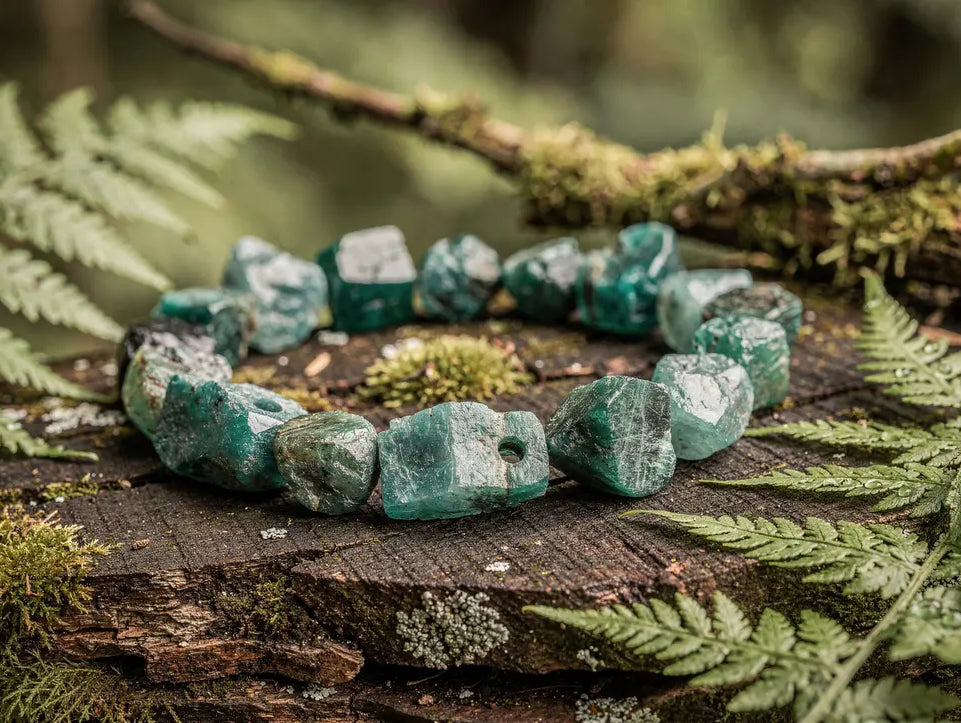 Natural Emerald Beads