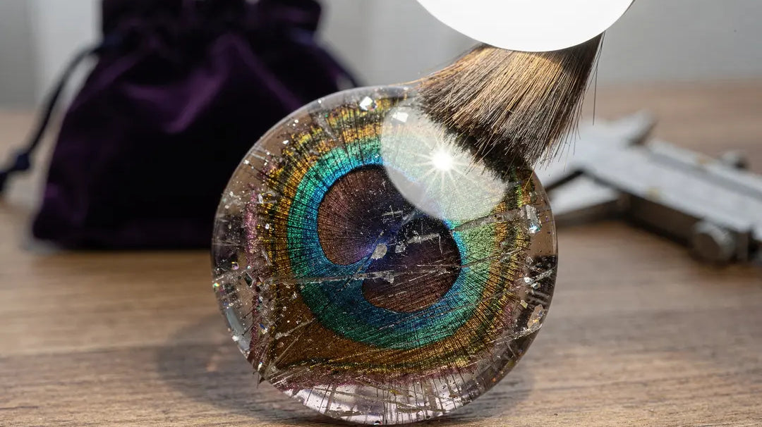 Peacock Solar Quartz Beads