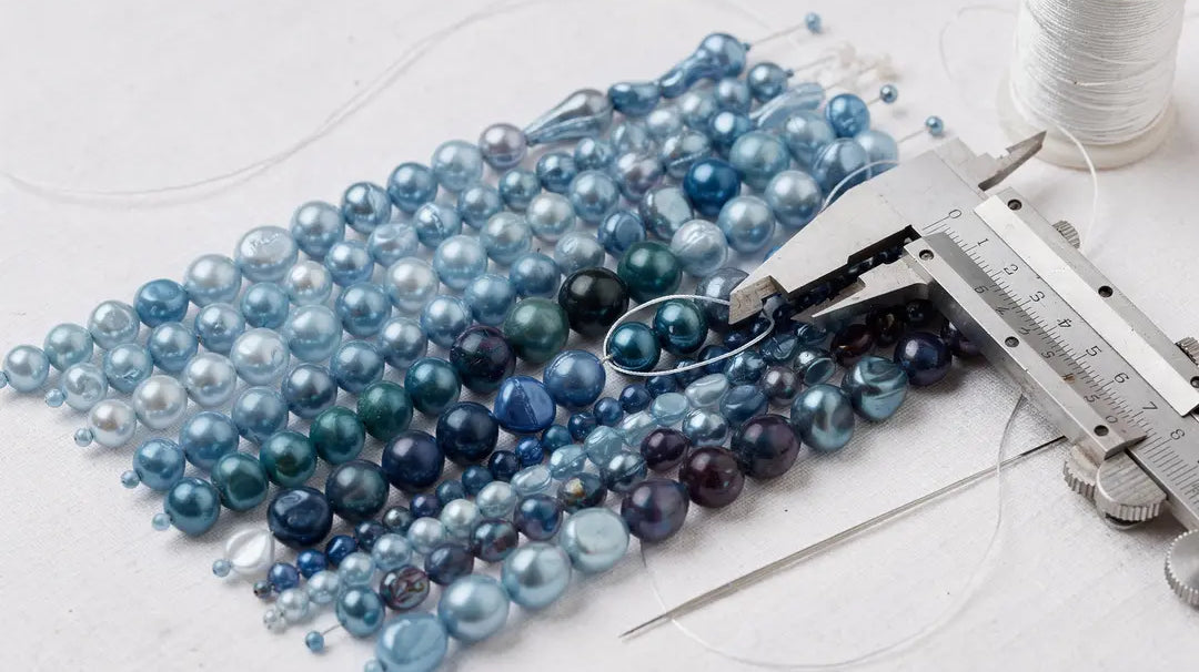 Blue Pearl Beads