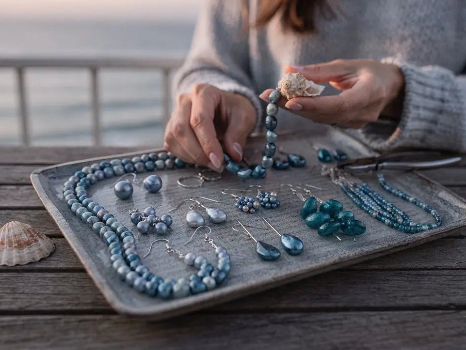 Blue Freshwater Pearl Earrings: 8 Styles to Make at Home - The Bead Traders