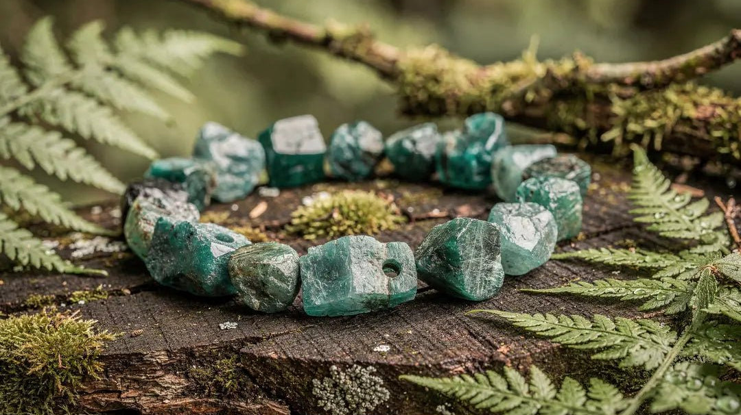 Natural Emerald Beads: Why Raw Texture Feels Luxurious - The Bead Traders