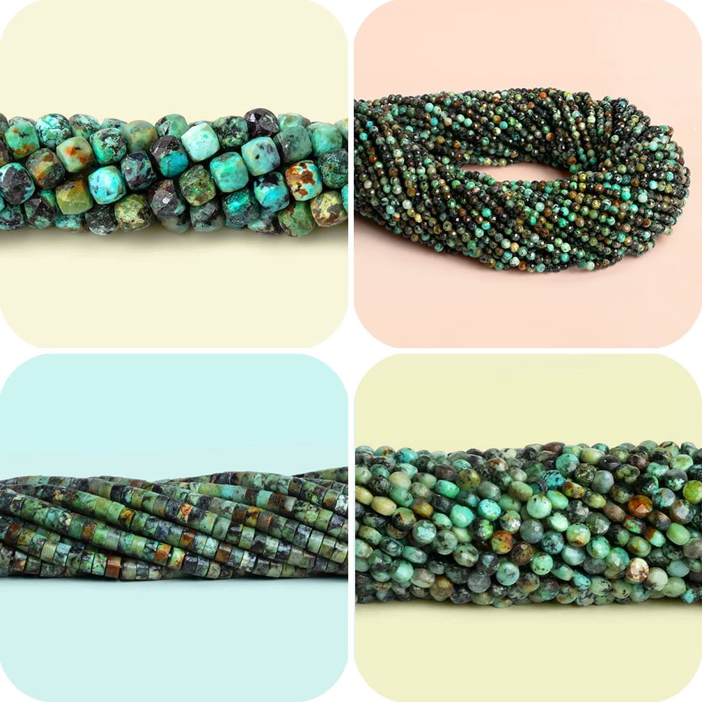 African Turquoise Jasper Beads - The Bead Traders