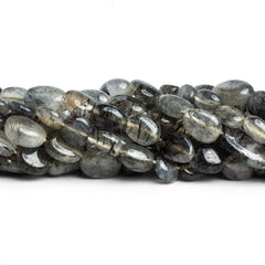 Tourmalinated Quartz Beads