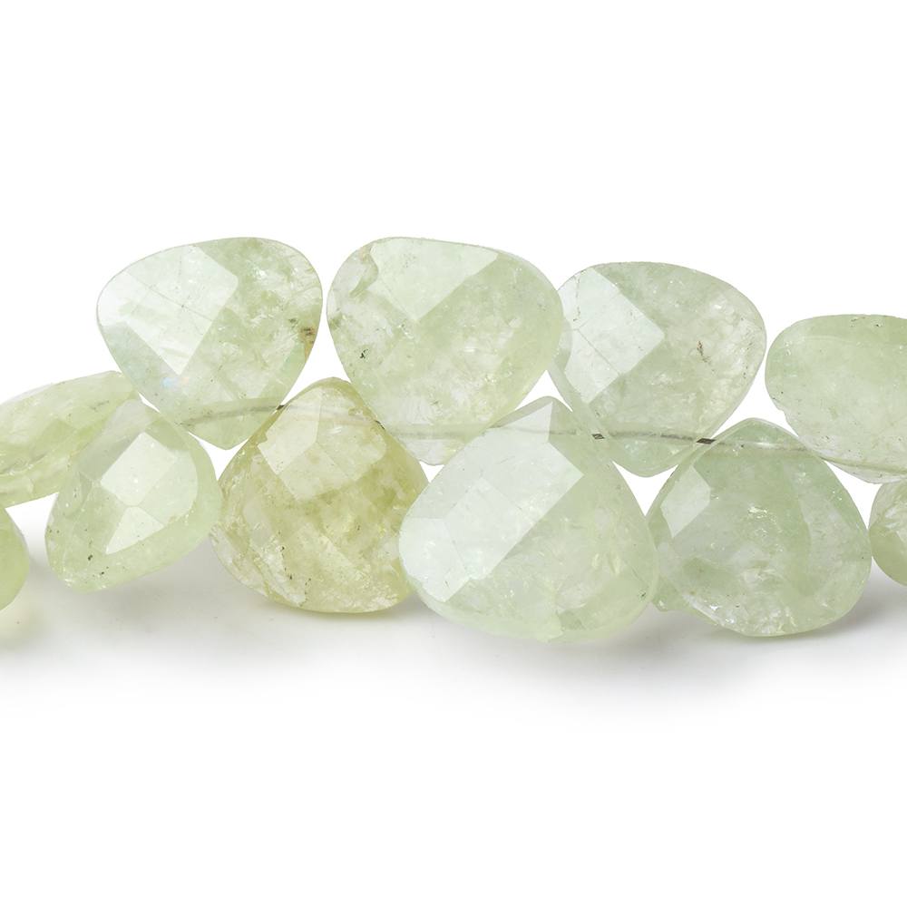 11x10mm Grossular Garnet Faceted Hearts 6 inch 32 beads - The Bead Traders