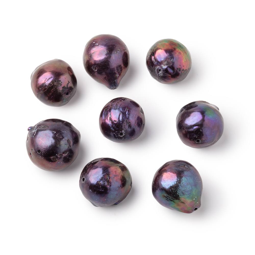 13-16mm Peacock Ultra Baroque Pearl Focal 1 piece - The Bead Traders
