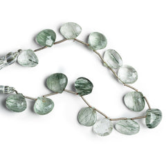 Tourmalinated Quartz Beads