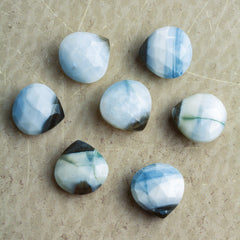 Denim Blue Opal Beads