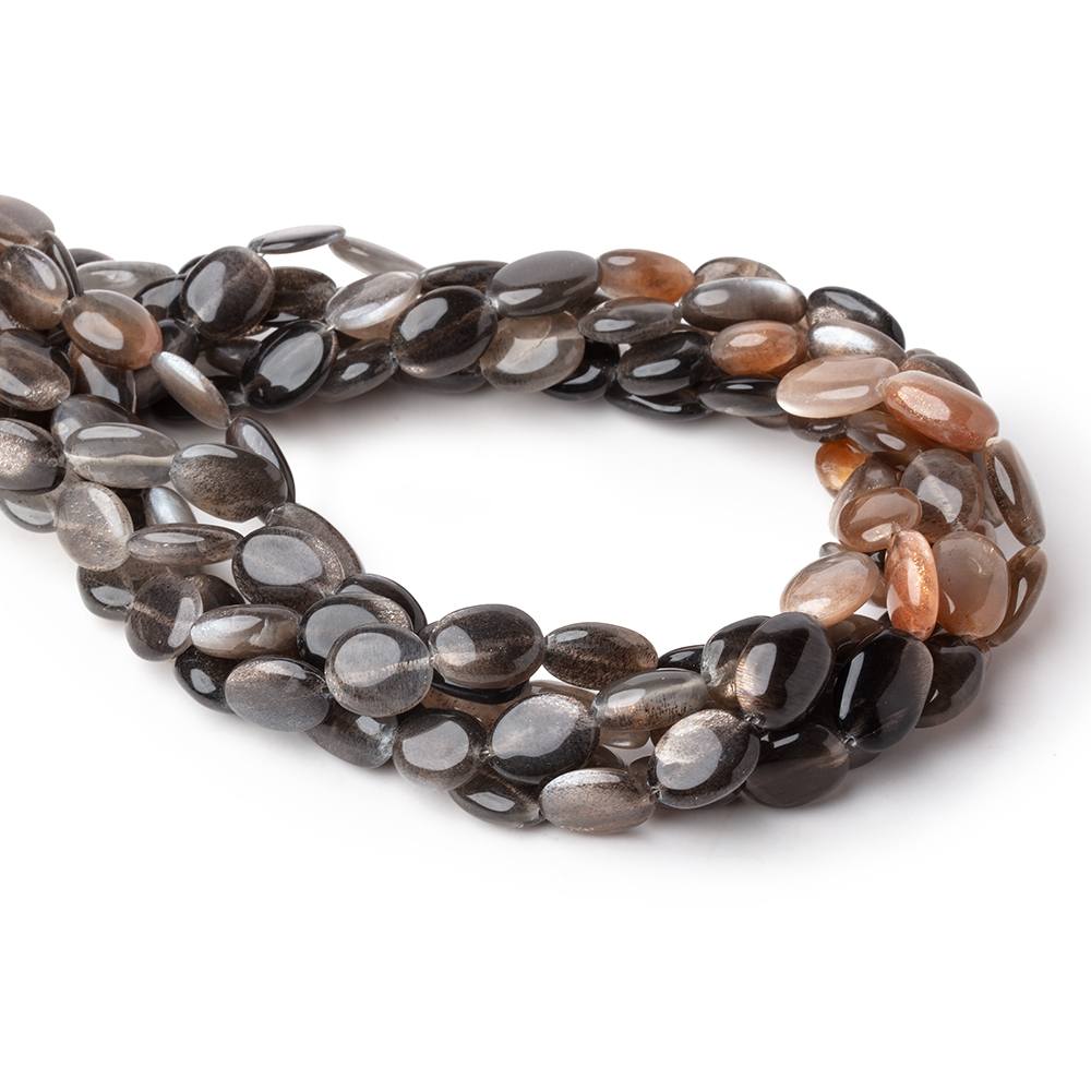 14x11mm Feldspar Plain Ovals 16 inch 30 beads - The Bead Traders