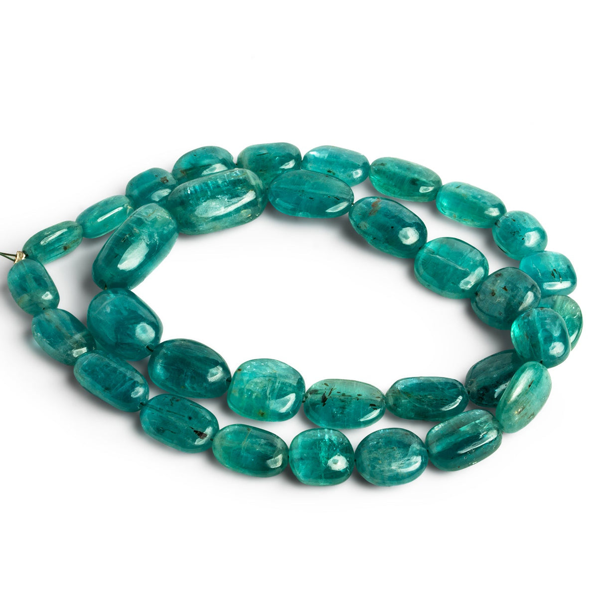 15x9mm Kyanite Plain Nuggets 16 inch 33 beads - The Bead Traders