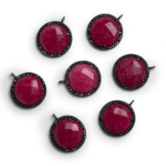 Faceted Coin Beads