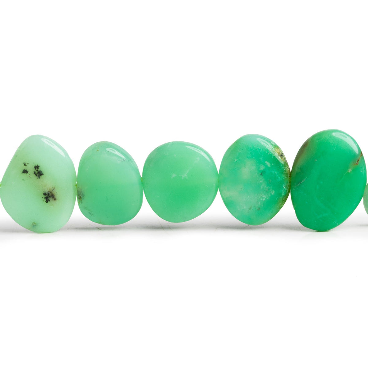 1225cts Designer Natural Chrysoprase Nugget Bead Strand 108491Z
