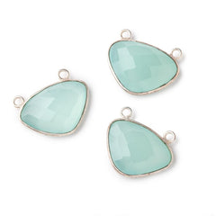 Bezeled Gemstone Pendants And Connectors