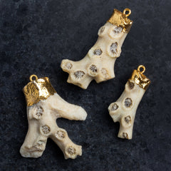 Leafed Focal Beads