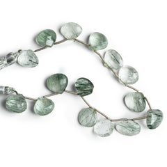 Tourmalinated Quartz Beads