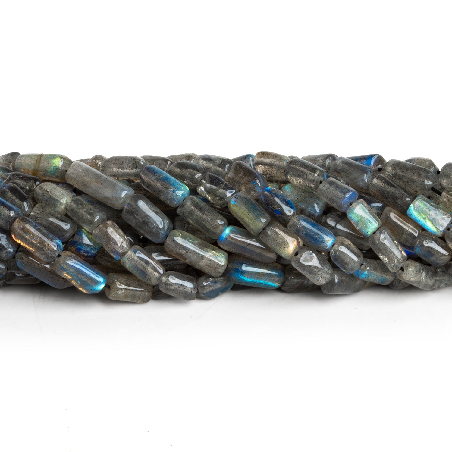 labradorite plain tube gemstone beads for sale