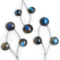 Faceted Coin Beads