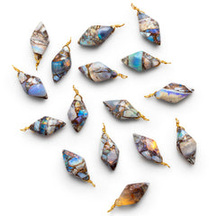 Wire Wrapped Focal Beads