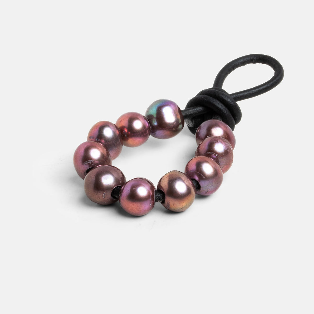 9-10.5mm Purple Large Hole Baroque Pearls Set Of 10