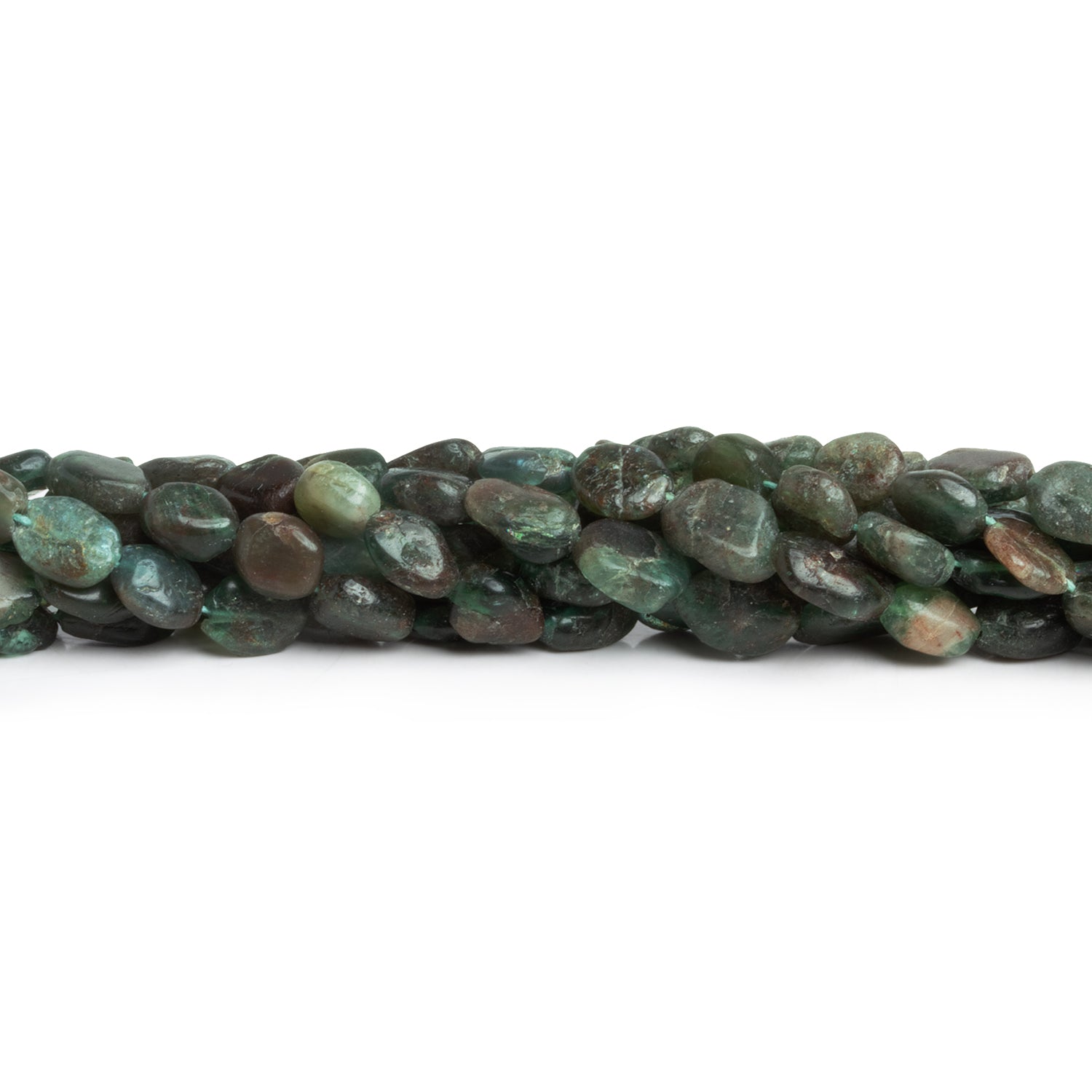 8x6mm Apatite Handcut Ovals 12 inch 38 beads - The Bead Traders
