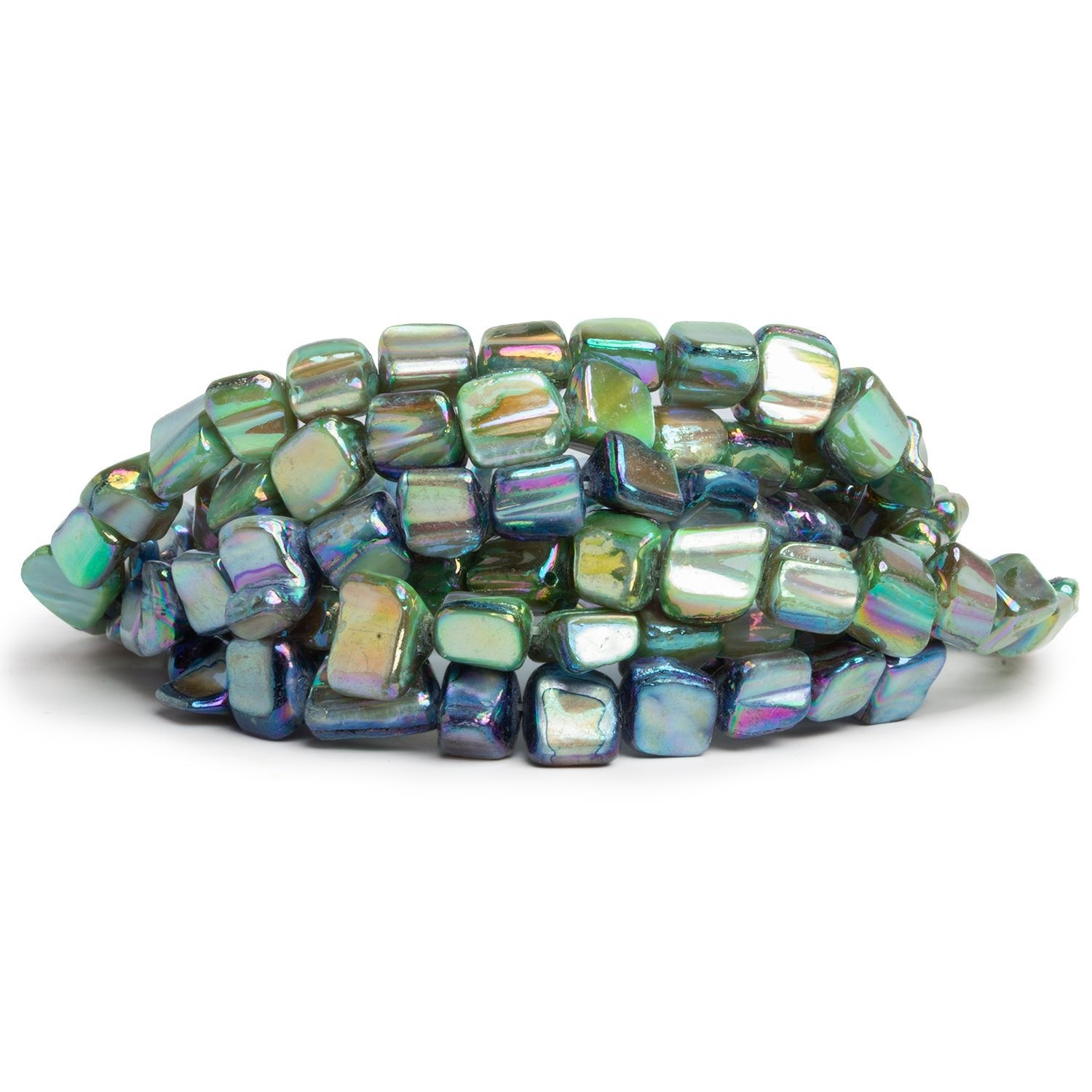Colorful Shell Beads - Lot of 3 Strands - The Bead Traders