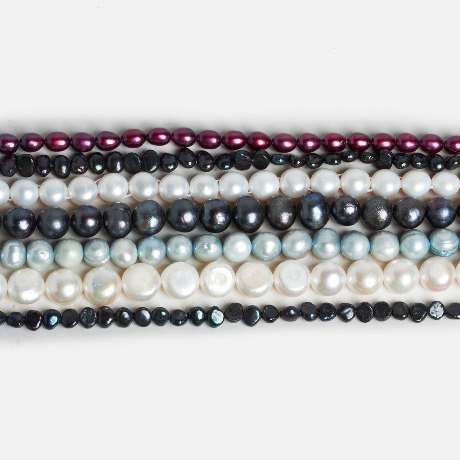 Cool Dusk Pearls - Lot of 7 - The Bead Traders