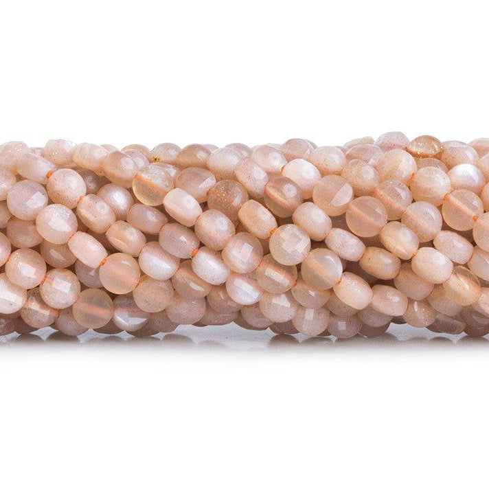 moonstone checkerboard calibrated faceted beads for sale