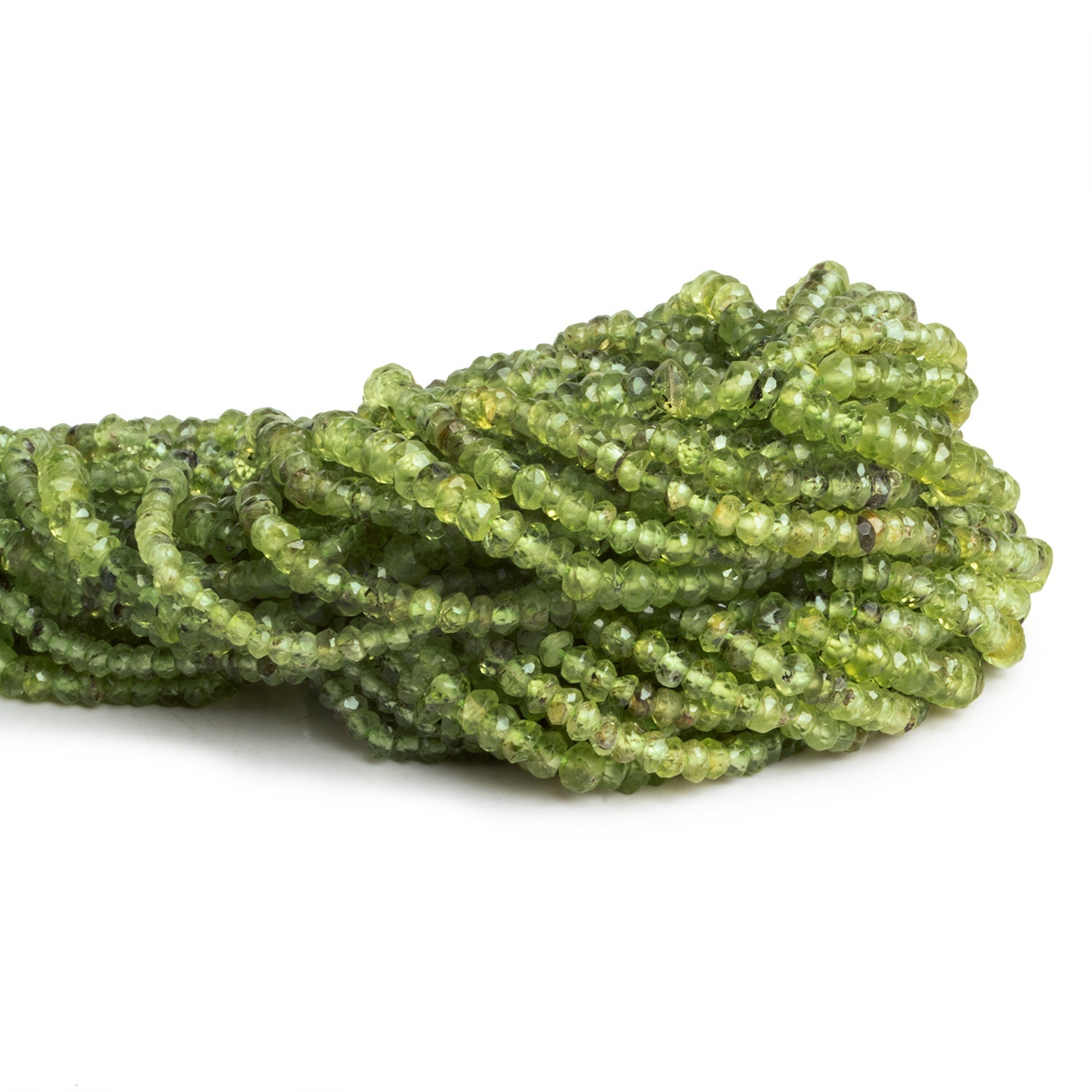 Peridot Faceted Strands - Lot 16 - The Bead Traders
