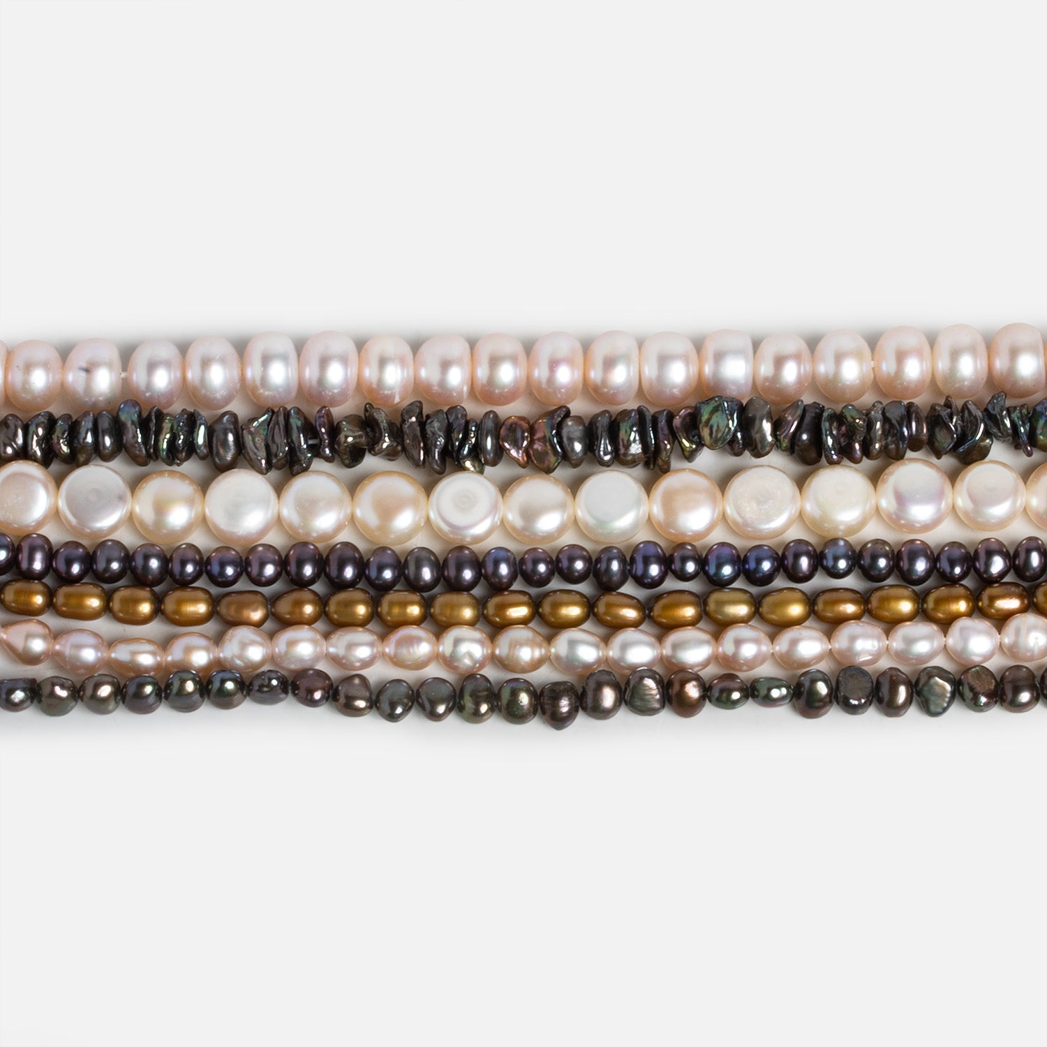 Shapes Showcase Pearls - Lot of 7 - The Bead Traders