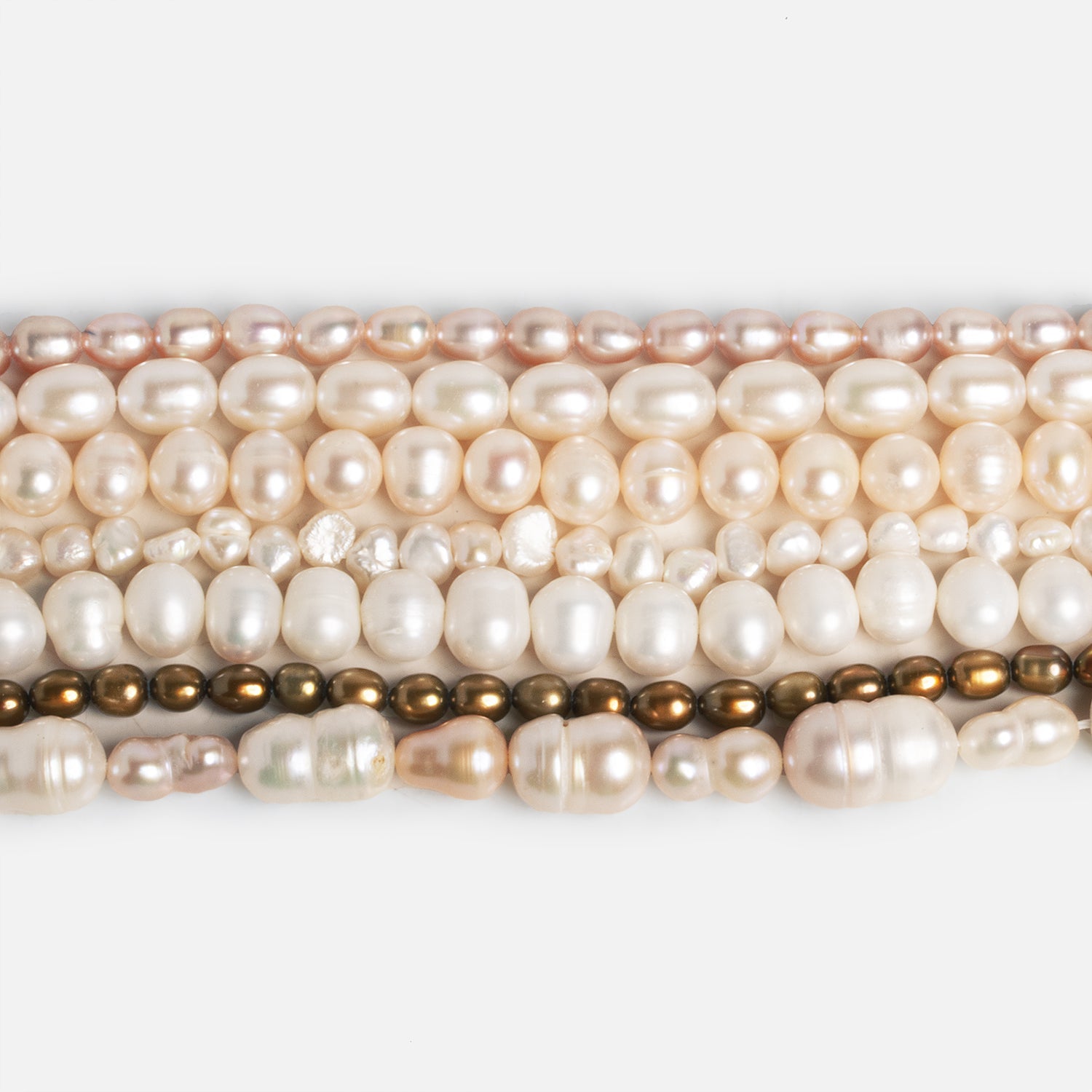 Wonderful White Pearls - Lot of 7 - The Bead Traders