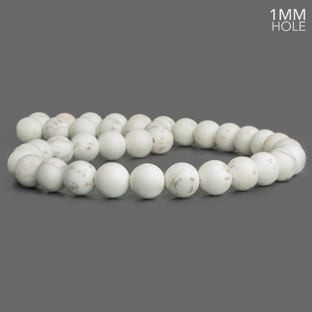 10mm Matte Magnesite Plain Round Beads 15 inch 35 pieces - The Bead Traders