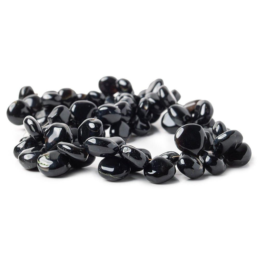 12mm Tri Color Agate Plain Heart Beads, 15 inch strand - The Bead Traders