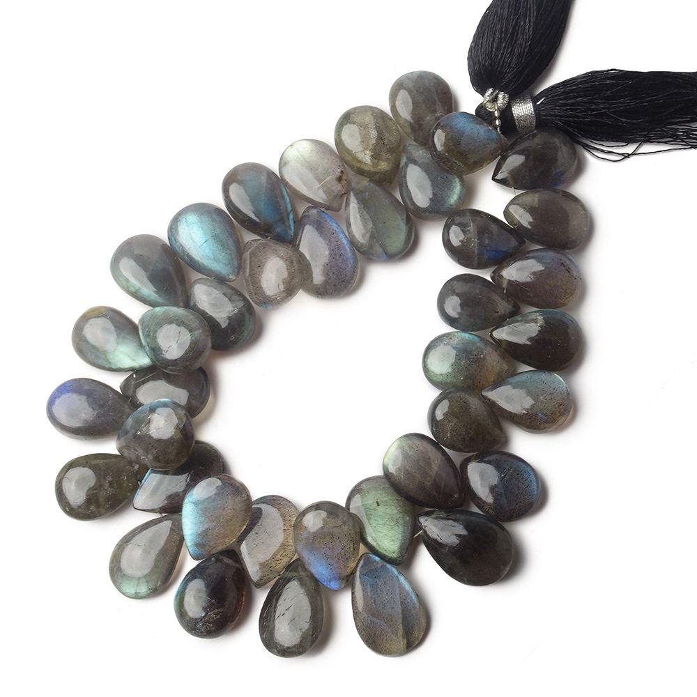13x8-15x10mm Labradorite plain pears 8 inch 39 pieces - The Bead Traders