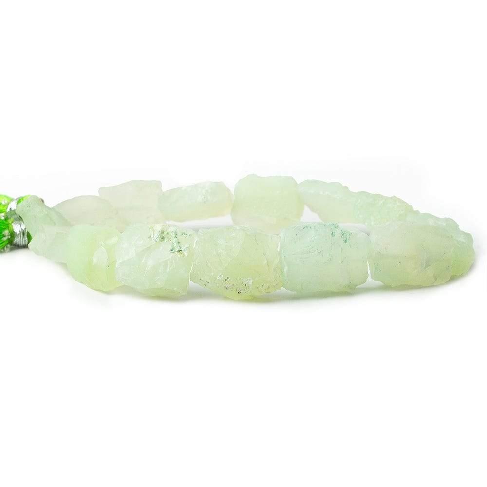 14x12-16x12mm Margarita Agate Beads Hammer Faceted Rectangle and Square 8 inch 13 pcs - The Bead Traders