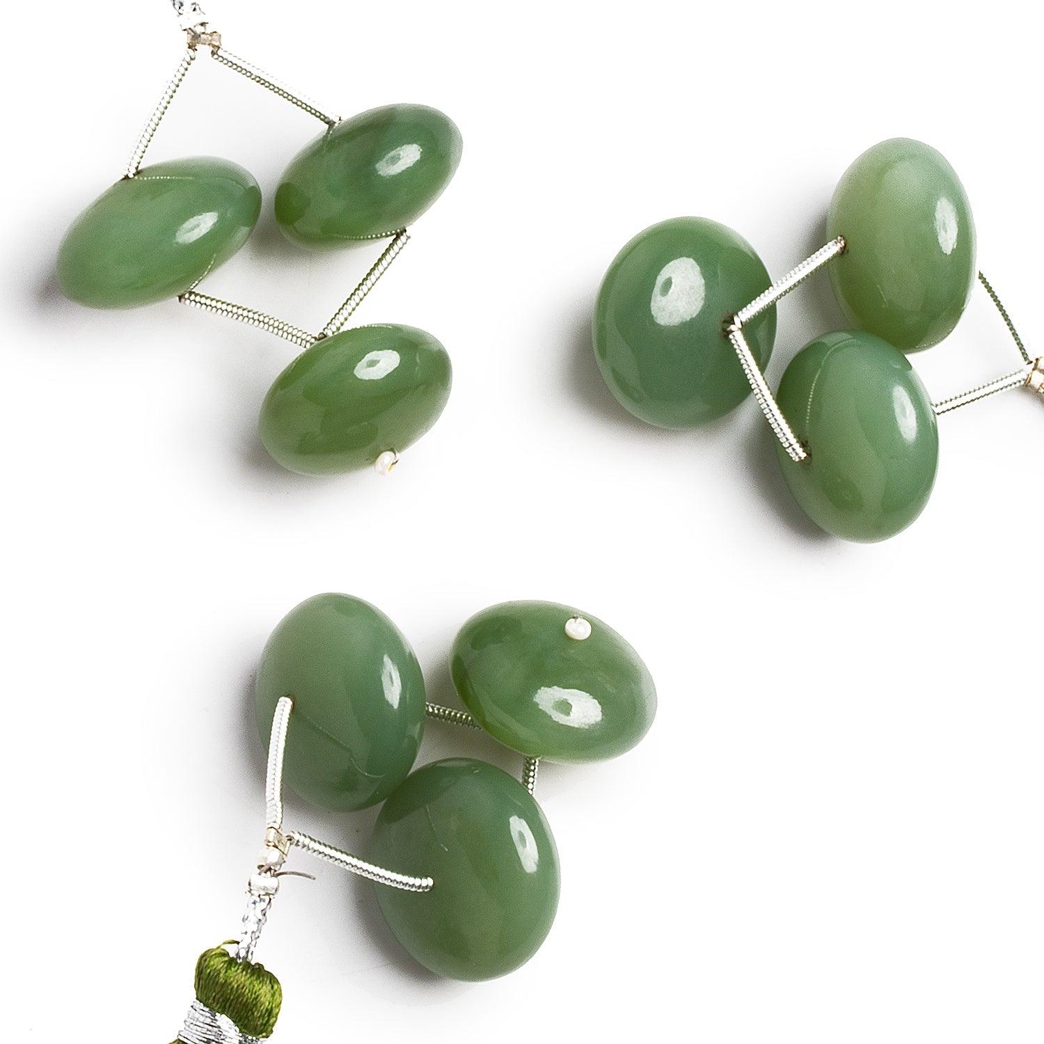 15-18mm Serpentine Plain Rondelle Focals 3 Beads - The Bead Traders