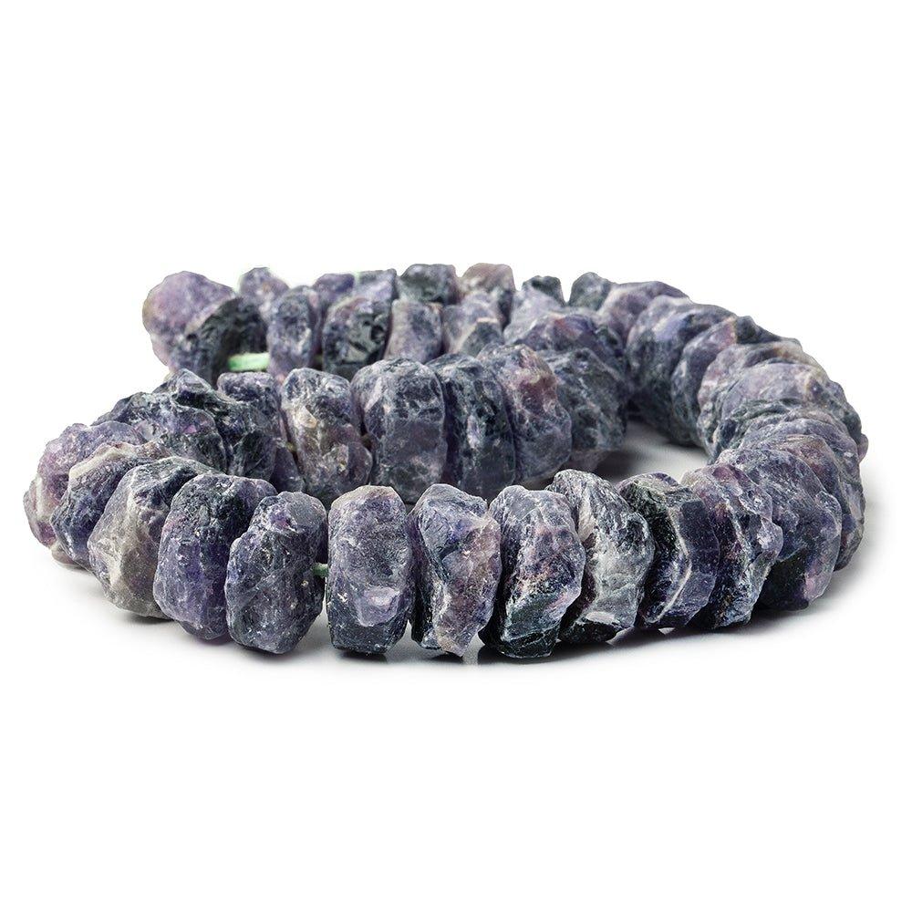 15x7-20x9mm Amethyst Hammer Faceted Heshi Beads 15 inch 45 pieces - The Bead Traders