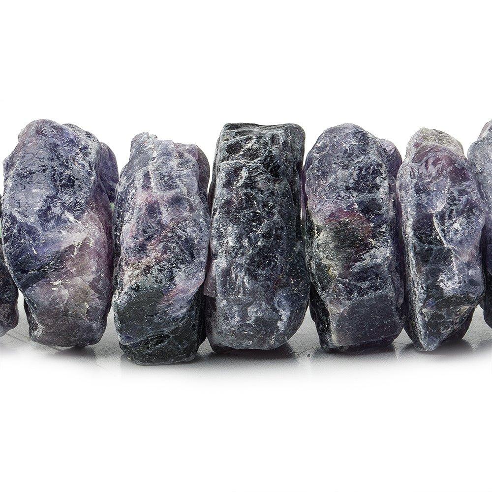 15x7-20x9mm Amethyst Hammer Faceted Heshi Beads 15 inch 45 pieces - The Bead Traders