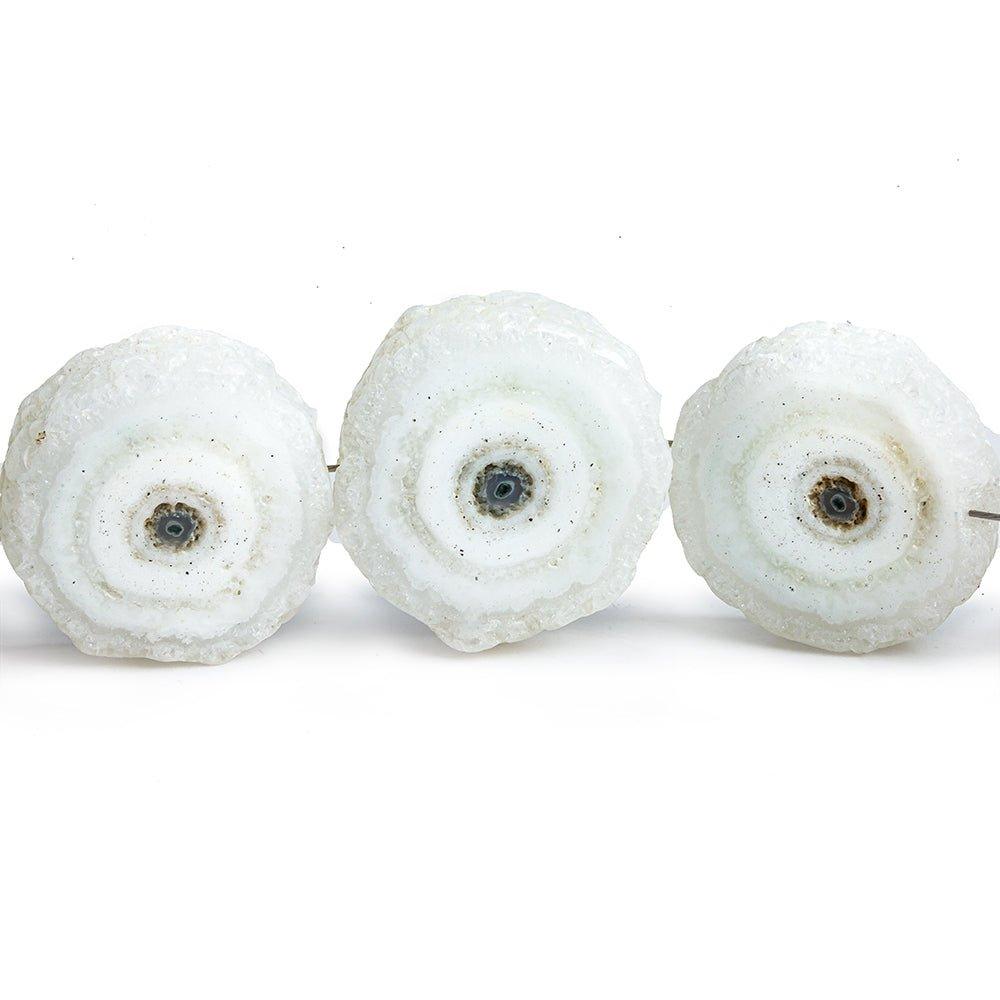 17.5mm-22mm Solar Quartz Slice Beads 8 inch 10 pieces - The Bead Traders