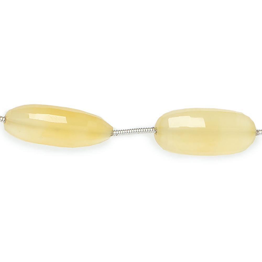 21x9-29x8mm Golden Chalcedony fully body faceted oval Beads 9 inch 7 pieces - The Bead Traders