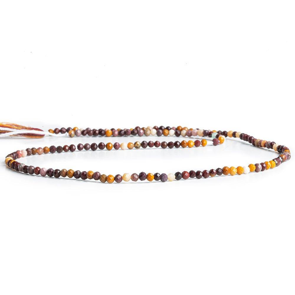 2.2mm Mouakite Jasper Micro Faceted Round Beads 13 inch 163 pieces - The Bead Traders