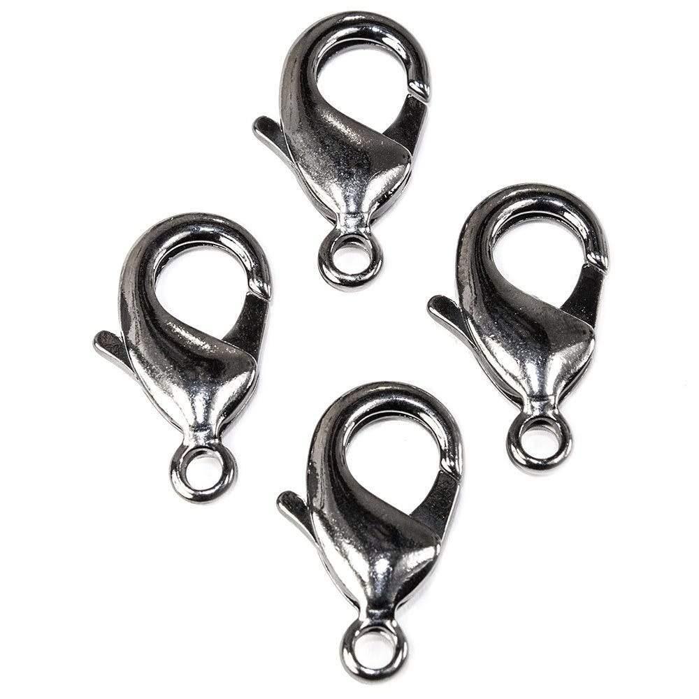 23mm Black Gold plated Lobster Clasp Set of 4 - The Bead Traders