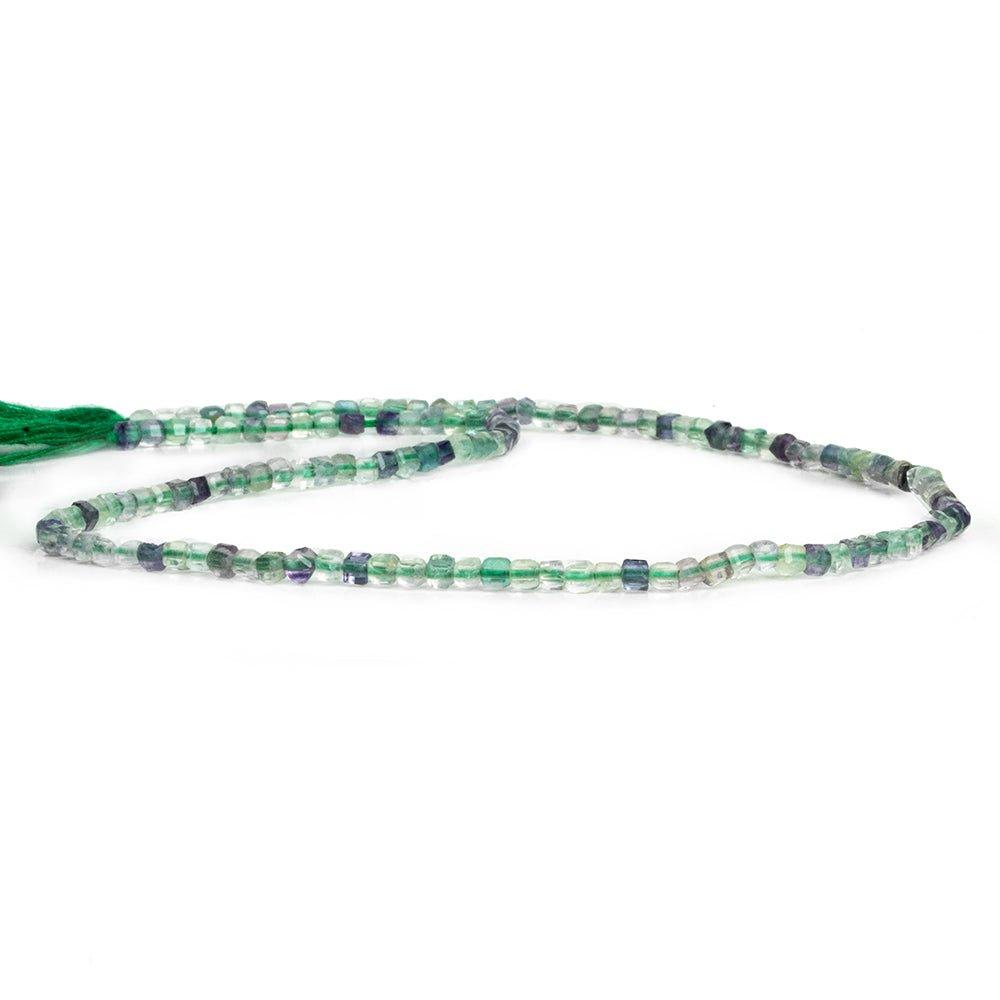 2.5mm Fluorite Microfaceted Cubes 12 inch 125 pieces - The Bead Traders