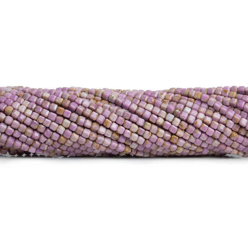 2.5mm Phosphosiderite Microfaceted Cubes 12 inch 125 pieces - The Bead Traders