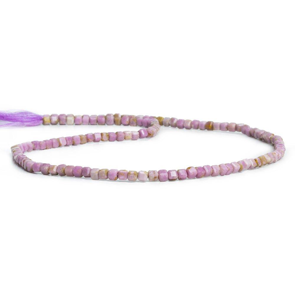 2.5mm Phosphosiderite Microfaceted Cubes 12 inch 125 pieces - The Bead Traders
