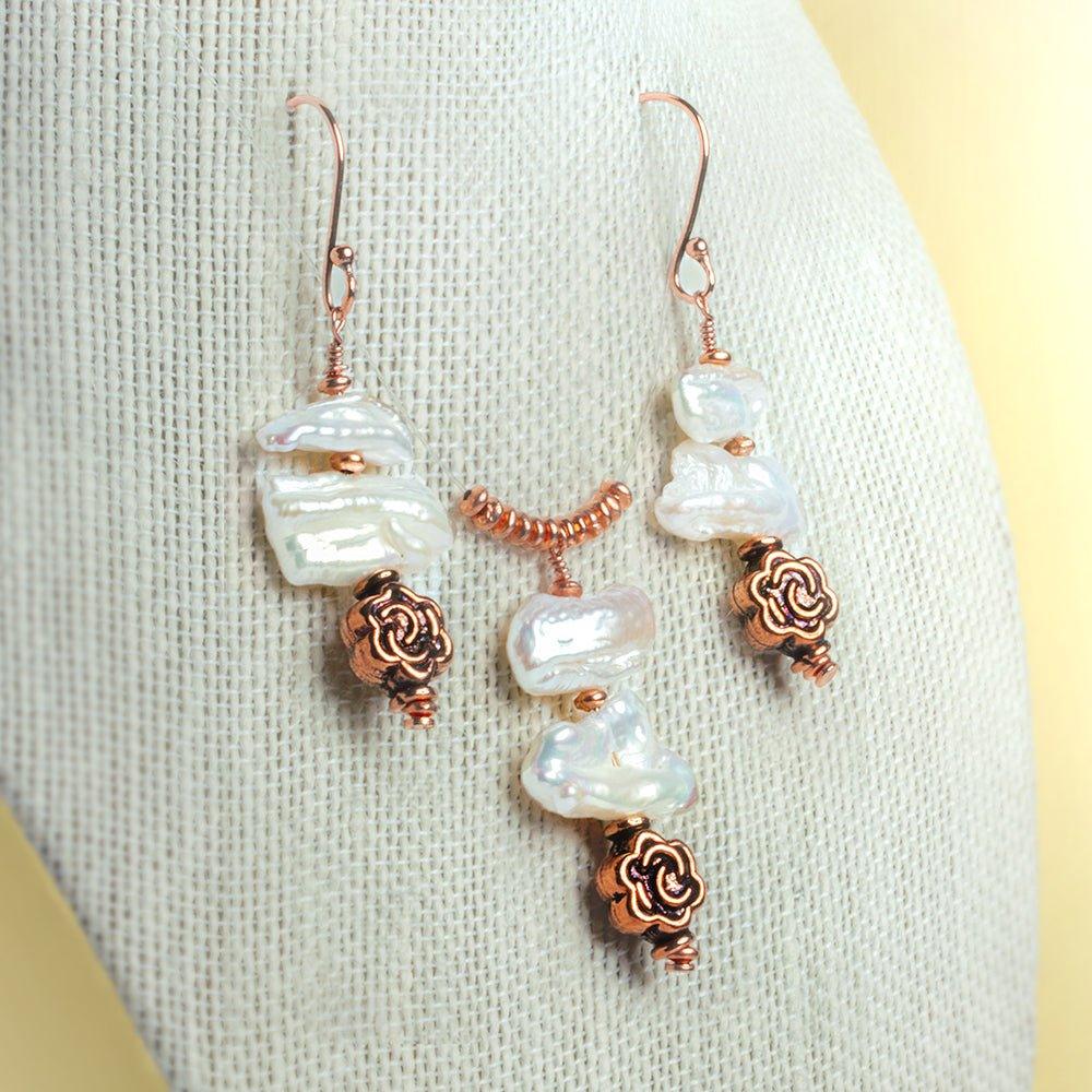 26x10mm Copper Earwire with Ball Design Set of 10 - The Bead Traders