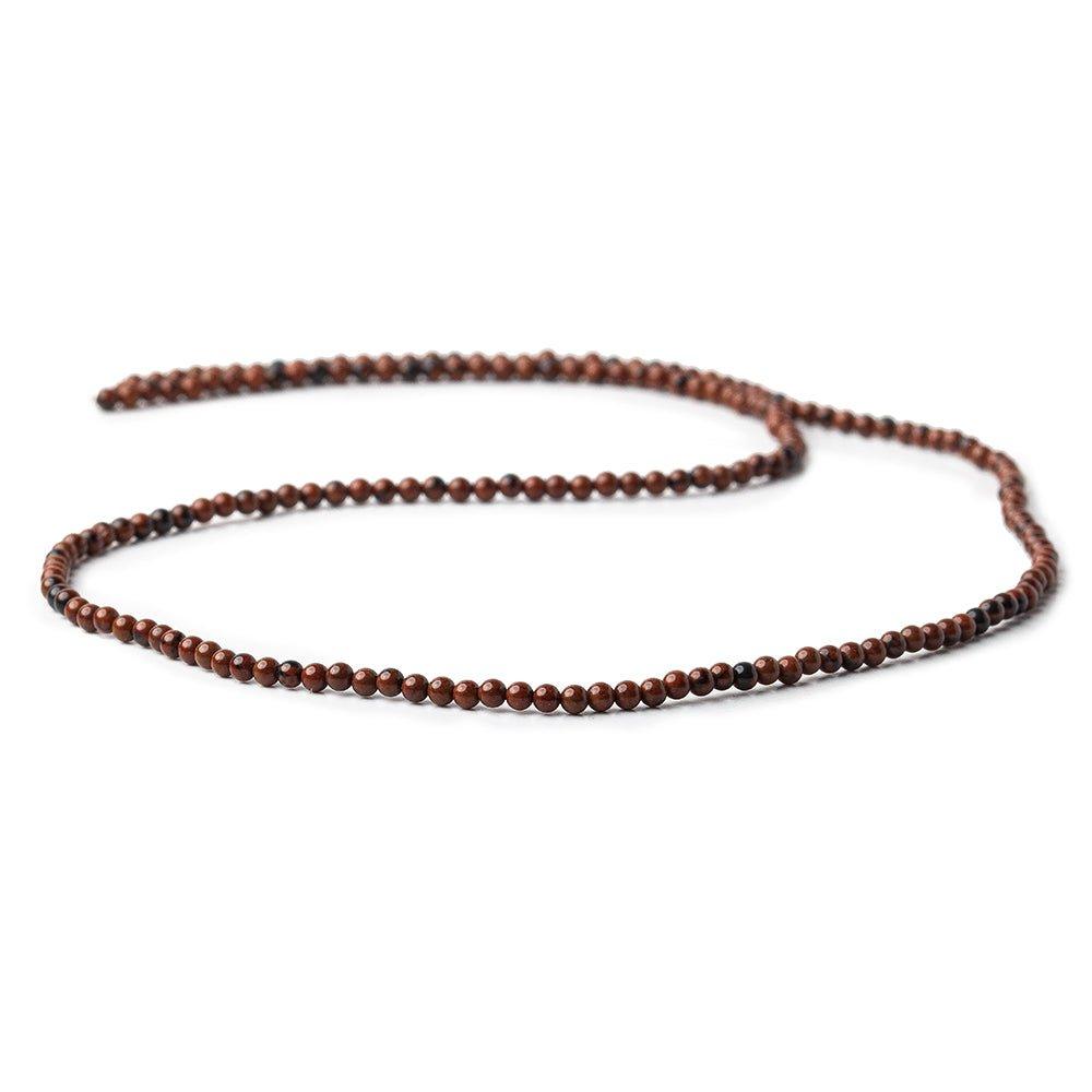 2mm Chocolate Jasper Plain Round Beads, 15 inch - The Bead Traders