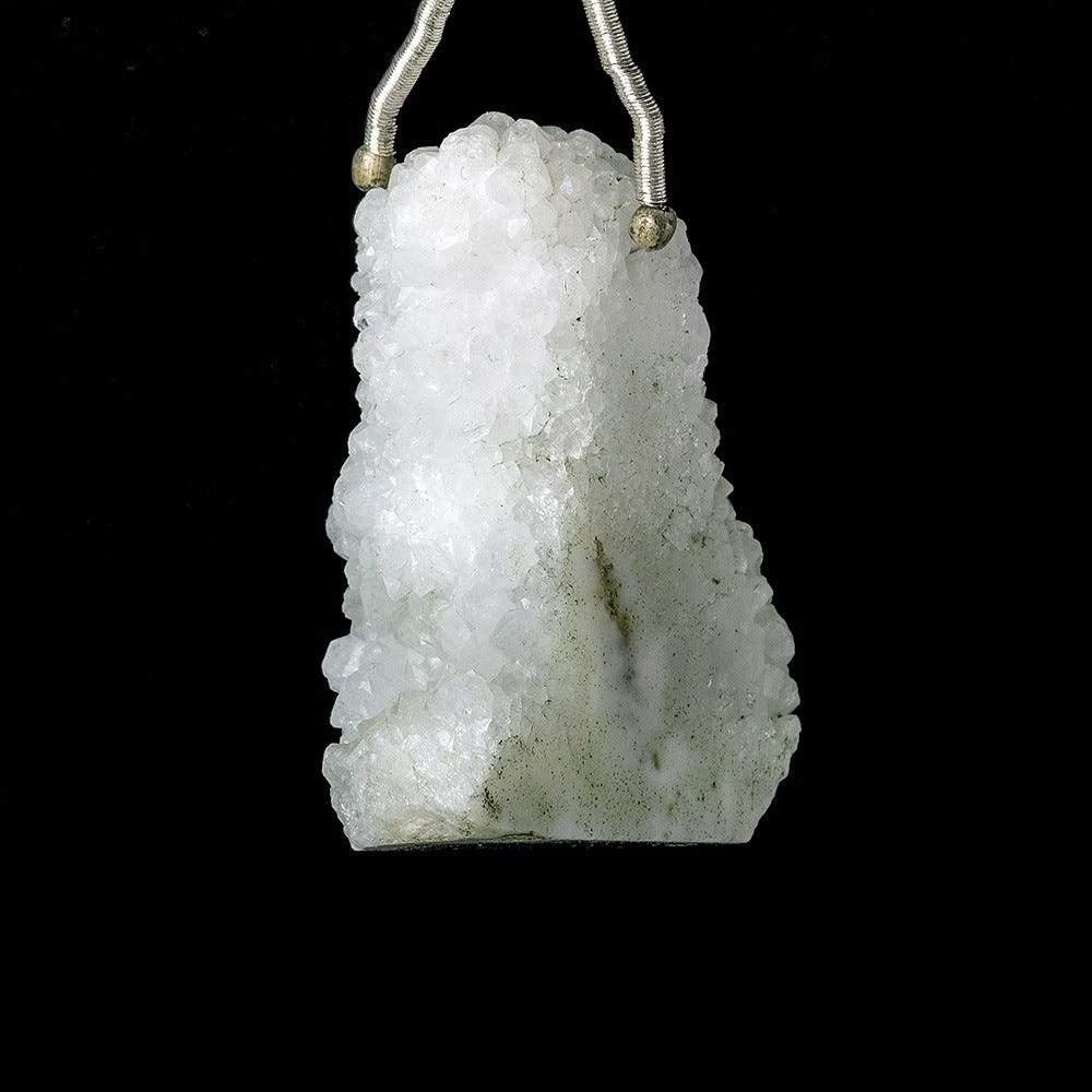 33x29mm Solar Quartz Drusy Natural Stalactite Focal - The Bead Traders