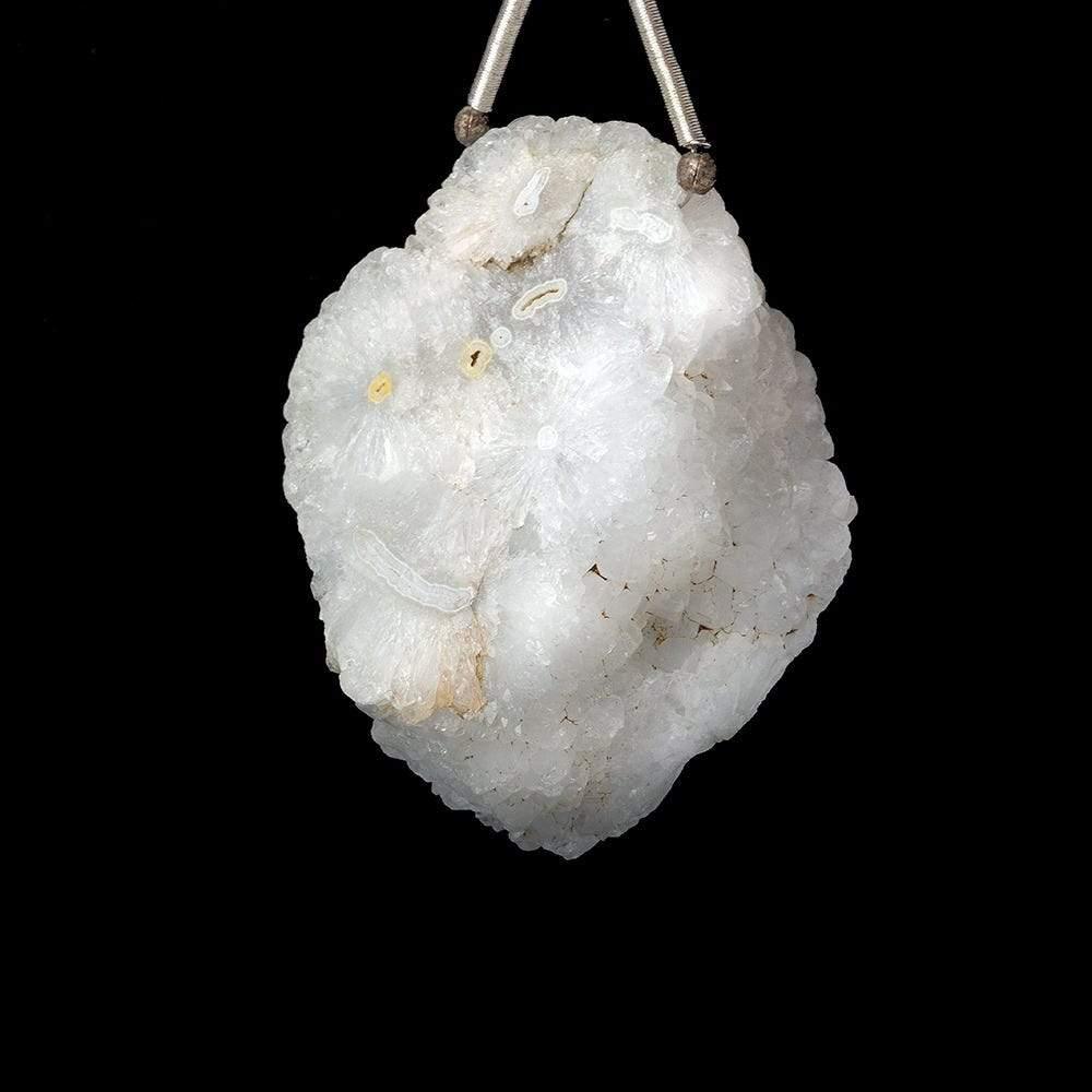 38x27mm Solar Quartz Drusy Natural Stalactite Focal - The Bead Traders