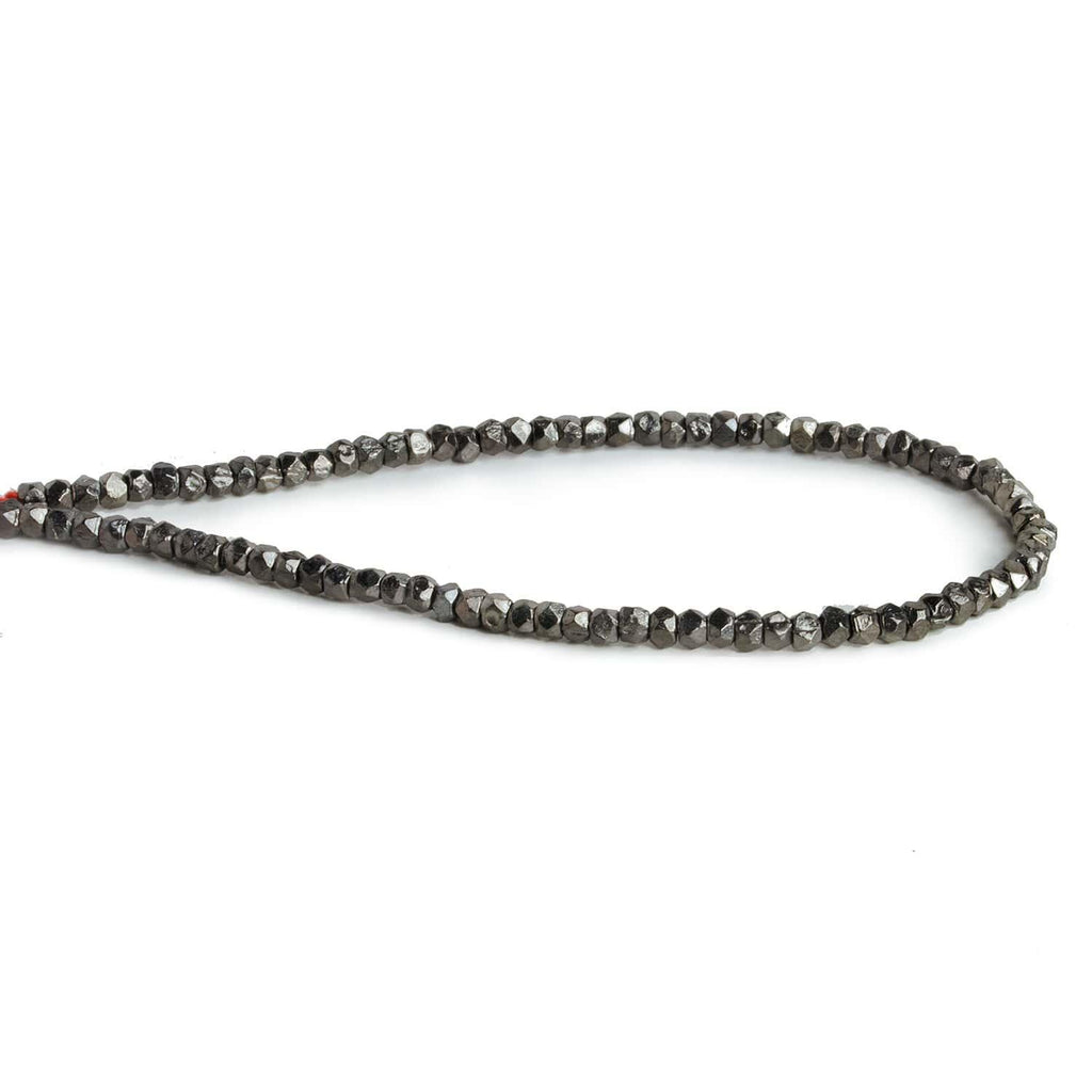 3mm Black Gold plated Copper Nuggets 8 inch 85 pieces - The Bead Traders