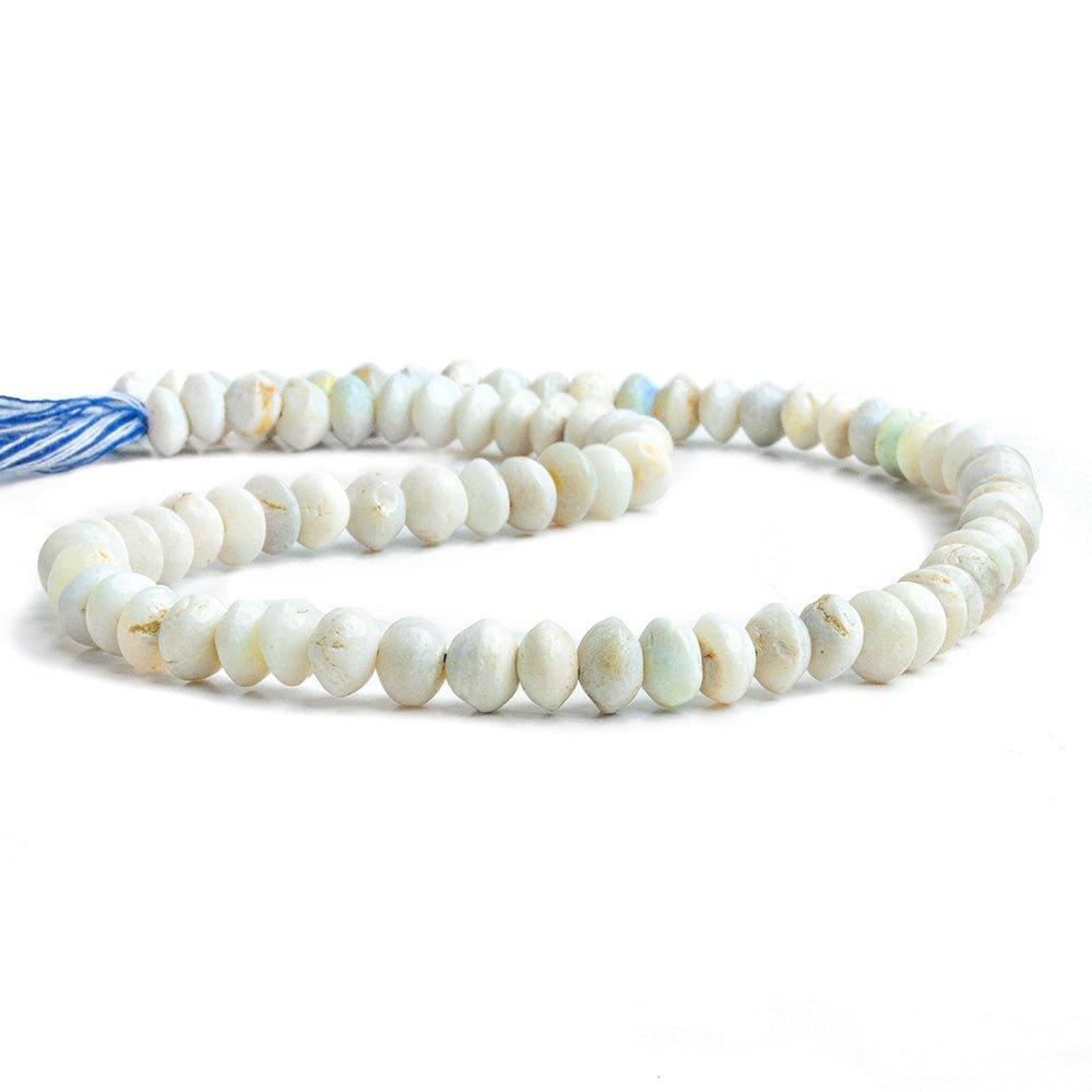 4-5mm Australian Opal Plain Rondelle Beads, 14 inch - The Bead Traders